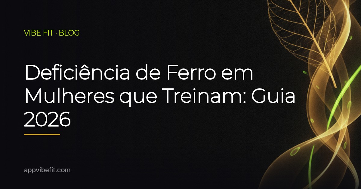 Deficiência de Ferro em Mulheres que Treinam: Guia 2026